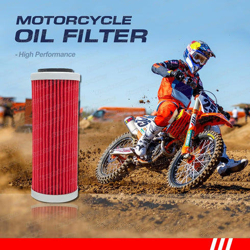 69mm long Motorcycle Engine Oil Filter for SX-F EXC EXC-F XCW XCFW FE450 FE501 FE570 FC450...