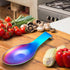Homikit Rainbow Spoon Rest Holder for Kitchen Counter Stove Top, Stainless Steel Colorful Utensil Rest Ladle Spatula, Heavy Duty, Dishwasher Safe...