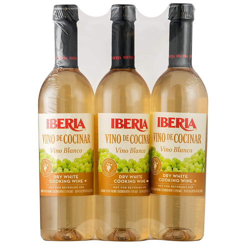 Iberia Dry White Cooking Wine, 25.4 oz (Pack of 3)...