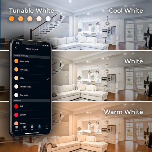 Globe Electric 50589 Color-Changing A19 LED Smart Light Bulb, 2.4 GHz Wi-Fi, 60W Equivalent 800LM, Works with Alexa Only, 1-Pack...
