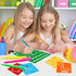 22Pcs Alphabet Tracing Stencil Set for Kids Drawing Stencils with Color Highlighter Letters Numbers and Cute Animal Pattern Paint Boards Learn Art...
