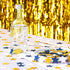 300pcs Navy Blue White Gold Confetti,Glitter Paper decor Twinkle Little Star Table Confetti,Birthday Graduation 2025 Fathers Day Wedding Baby Show...