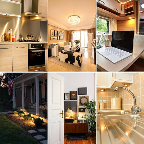 G4 LED Bulb 2W, 20W Halogen Equivalent, Warm White 3000K, AC/DC 12V, T3 JC Bi-Pin Base Light Bulbs for Under Cabinet Puck Light, Chandelier, Lands...