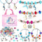CH HAICHENG DIY Charm Bracelet Making Kit for Girls, Unicorn Bracelet Kit, Mermaid Unicorn Jewelry Making Kit for Girls Christmas Birthday Gift fo...