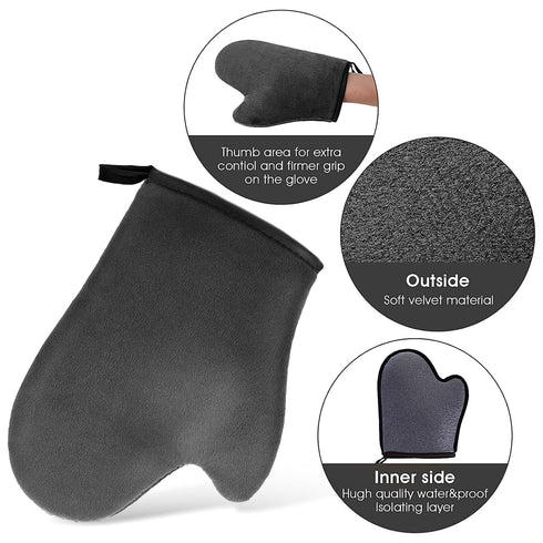 Self Tanning Mitt Self-Tanners Mitts Glove Beauty Lotion Foam Bronze Remover Applicator Face Back Arm Wrist Brush Sand Gel Cream Spray Tanners Out...