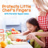 NutriChef 3-Piece Nylon Kitchen Baking Knife Set - Children's Cooking Knives, Safe to Use, Firm Grip, Serrated Edges, Kids' Knives, Protects Littl...