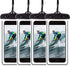 Waterproof Phone Pouch 4Pack, Floating Underwater Phone Case Dry Bag Lanyard Universal IPX8 for iPhone 15 14 13 Pro Max Plus Samsung Galaxy S24 Ul...