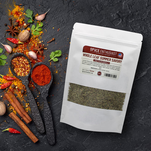 Spice Enthusiast Whole Leaf Summer Savory - 2 oz...