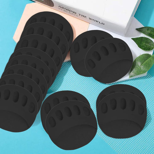 Ball of Foot Cushions (7Pairs Black) - Metatarsal Pads Invisible Socks for Women and Men Soft Gel Ball of Foot Pads Reusable Cushions for Pain Rel...