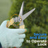 SereneLife Gardening Hand Pruner, Pruning Shear with Straight Stainless Precision-Sharpened Steel Blades, Soft and Comfortable Grip Avoid Hand Fat...