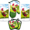 Lobyn Value Packs: 5-Piece Country Kitchen Towel Set – Proud Rooster & Red Barn Motif, 2 Lightweight Terry Cloth Dish Towels Quilted Oven Mitt & 2...