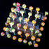 KINJOEK 56 Holes 3 Tier Acrylic Cake Pop Stand, Square Clear Cake Pop Holder, Lollipop Candy Stick Display for Party Birthday Weddings Christmas A...