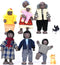 Wooden Dollhouse People of 7 Pcs Family Figures with 2 Pets (Dog and Cat) for Girls Toddler Kids Dollhouse Accessories Toy...