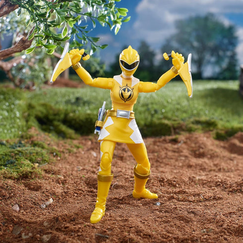 Power Rangers Lightning Collection Dino Thunder Yellow Ranger 6-Inch Premium Collectible Action Figure Toy with Accessories, Ages 4 and Up...