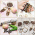 12/0 Glass Seed Beads About 15600pcs 24 Colors 2mm Loose Seed Beads Kit Bracelet Making Beads with 24-Grid Plastic Storage Box for Jewelry Making...