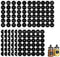 SAVITA 432pcs 3.5cm Spice Labels Stickers, Round Preprinted Spice Labels Waterproof Spice Jar Label Spice Labels Spice Containers Labels Seasoning...