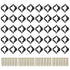 ViaGasaFamido 40Pcs 86mm Wall Mount Switch Box Repair Tool Junction Box Repairer Electrical Box Repair Cassette Repairer(#1)...