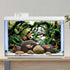 AWERT 48x24 inches Branches Fish Tank Background Green Algae Aquarium Background River Bed & Lake Aquarium Background Vinyl Background...