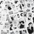 Scrapbooking Stickers Book 200 Stickers A5 Size People Stickers Pre-Cut Washi Stickers for Journaling stickers black and white scrapbook supplies...