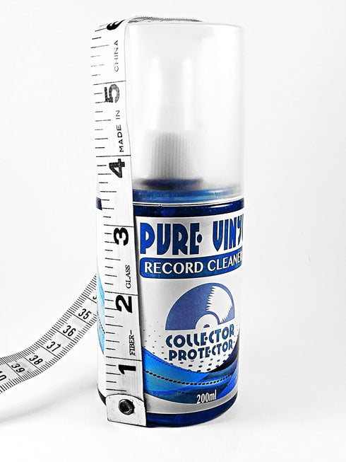 Premium Record Cleaning Solution - 6.7 oz Liquid Vinyl Record Cleaner & Anti-Static Microfiber Cloth Will Keep Your Prized Albums Sounding Like Ne...