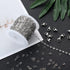 32.8 Feet Silver Stainless Steel Chain Roll Lip Link Chains 4x2mm Silver Necklace Chain with Jump Rings Lobster Clasps Choker Cable Chains for DIY...
