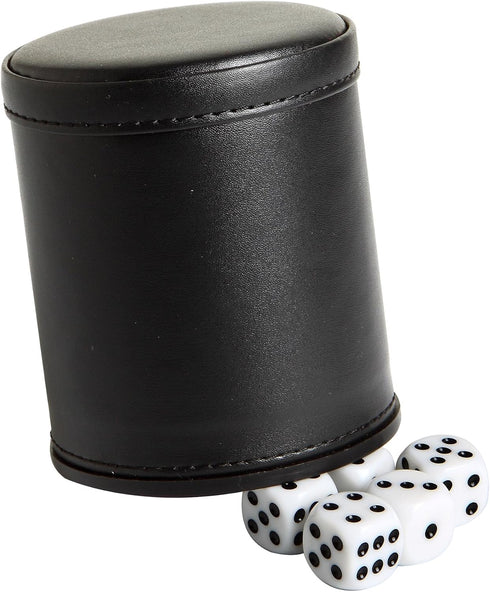 Hathaway Modifier Dice Cup with 5 Dice, Black, 16mm...
