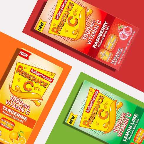 Stick Packs 16 Nutrients & 7 B-Vitamins, Help Support Immune System, Powerful Antioxidants, Contains Electrolytes, Green, Lemon-Lime Flavor, 14 Co...