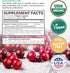 Organic Cranberry Pills - 50:1 Concentrate Equals 25,000mg of Fresh Cranberries (Vegan) for Urinary Tract Health & Kidney Cleanse - Cranberry Pill...