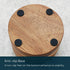 KITCHENDAO Acacia Wood Salt Cellar Bowl Box, Elegant Kitchen Salt Container Holder with Swivel Magnetic Lid to Store Pepper Spice Bath Salt Sea Sa...
