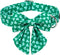 ARING PET St. Patrick's Day Dog Collar-Cute Green Clovers Dog Collar with Sailor Bowtie, Cotton Trefoil Dog Collars with Metal Buckle...