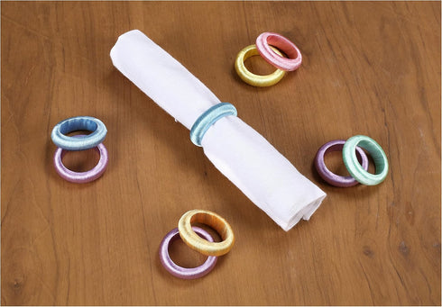 24-Piece Yarn Wrap Napkin Ring - Decorative Napkin Rings,Bulk Napkins - Modern Table Décor for Every Occasion - Wedding Holidays Dinners Party Eve...