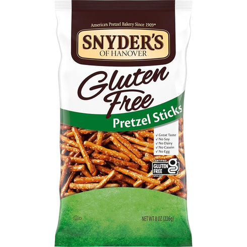 Snyder's of Hanover Pretzels, Gluten Free Pretzel Sticks, 8 Oz...