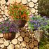 Artificial Flowers, Fake Outdoor UV Resistant Plants Faux Plastic Greenery Shrubs Indoor Outside Hanging Planter Home Kitchen Office Wedding, Gard...