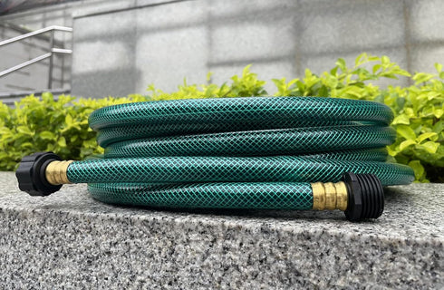 1/2 Inch Garden Hose 3.3FT, Boat Hose, Flexible Tubing with 3/4" Solid PVC Male to Female Fitting for Household, Outdoo...