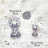 Baby Giraffe Keychain - Charm for Purse Diaper Bag Tote Bag Kids Backpack Keychain...