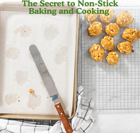 Regency Wraps Parchment Paper For Non-Stick Cooking and Baking, Lining Cookie Sheets, Cake Pans, Air Fryer and Microwave safe, Greaseproof, white,...