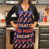 That's Too Much Bacon Sand No One Ever Funny Cooking Breakfast Kitchen Accessories Funny Graphic Kitchenwear Cool Food Novelty Cookware Blue Oven ...