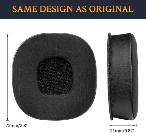 SOULWIT Cooling-Gel Replacement Ear Pads Cushions for Marshall MID ANC Active Noise Cancelling On-Ear Wireless Bluetooth Headphone, Earpads with N...