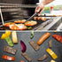 Grill Mats for Outdoor Grill Set of 7 Black Grilling Mats Grill Tools BBQ Accessories Non-Stick Heavy Duty Teflon Grill Sheets for Charcoal Grill ...