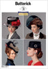 Butterick B6397 Pattern 6397 OS,Misses Hats, One Size...