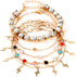 Gold Anklets for Women Waterproof Rhinestone Link Anklets Set Layered Anklet for Women Gold Jewelry Gift...