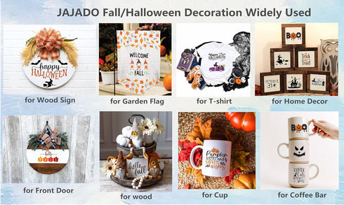 Silk Screen Stencils Reusable Fall Stencils 4Pcs, Fall Quotes Blessed Hello Pumpkin Autumn Adhesive Stencils Gnome Pumpkin Maple Leaves Reusable S...