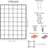 2 Pack Wire Wall Grid Panel | Photos & Pictures Display Grid Wall Panels | Black, Magnetic & Metal Grid | Photo Grid | Grid Wire Board | Hanging H...