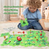 Puzzle Track Car Play Set, Plastic Puzzles for Kids with Vehicles, Railcar Puzzle, Car Tracks for Toddlers, Toys Gifts for 2 3 4 5 6 Year Old Boys...