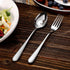KEAWELL Premium Louise 9" Serving Spoon Set – 18/10 Stainless Steel - Uniting Elegance and Durability - Exquisite Serving Utensils for Parties (Se...