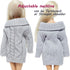 BJDBUS Winter Turtleneck Sweater Clothes for 11.5 inch Girl Doll Accessories (Grey)...
