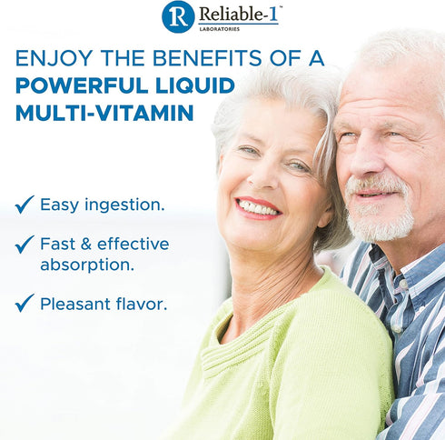 Multi-Vite Liquid Multivitamin for Adults Liquid Vitamins Antioxidant Supplement for Immunity, Metabolism and Energy Support | 8 FL.OZ....