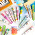 12 Pcs Multicolor Pens 10 in 1 Retractable Ballpoint Pens 0.5 mm Animals Ballpoint Pens Back to School Gift for Students Animal Shaped Design Shut...