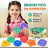 Sensory Toys for Kids Toddlers - Social Emotional Feelings Toys for Special Needs, Texture Shapes Learning Tactile Toy Preschool Classroom Must Ha...