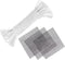 ORIMERC 200 Pcs 2 x 2 inch Plant Pot Drainage Hole Mesh Pad Screen with 30 feet Self Watering Hydroponic Wick Cord DIY Vacation Automatic Waterer ...